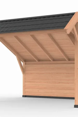 Voordeelprijs Douglas DIY kapschuur, 400 x 300, met achterwand, Westwood
